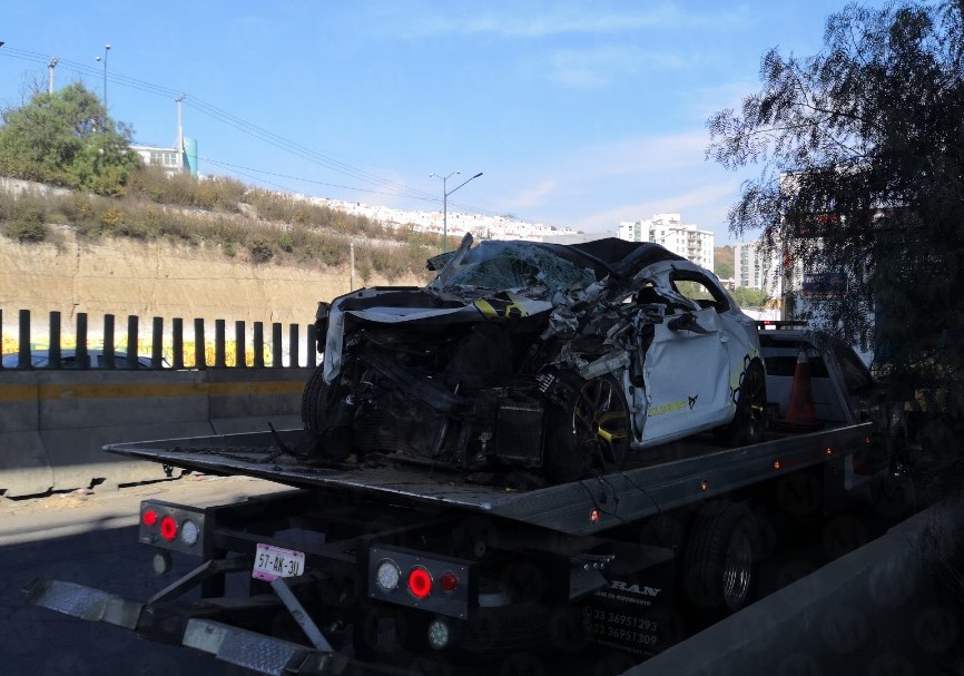 El accidente ocurrió en la México-Querétaro, a la altura de La Quebrada. | Jorge Becerril