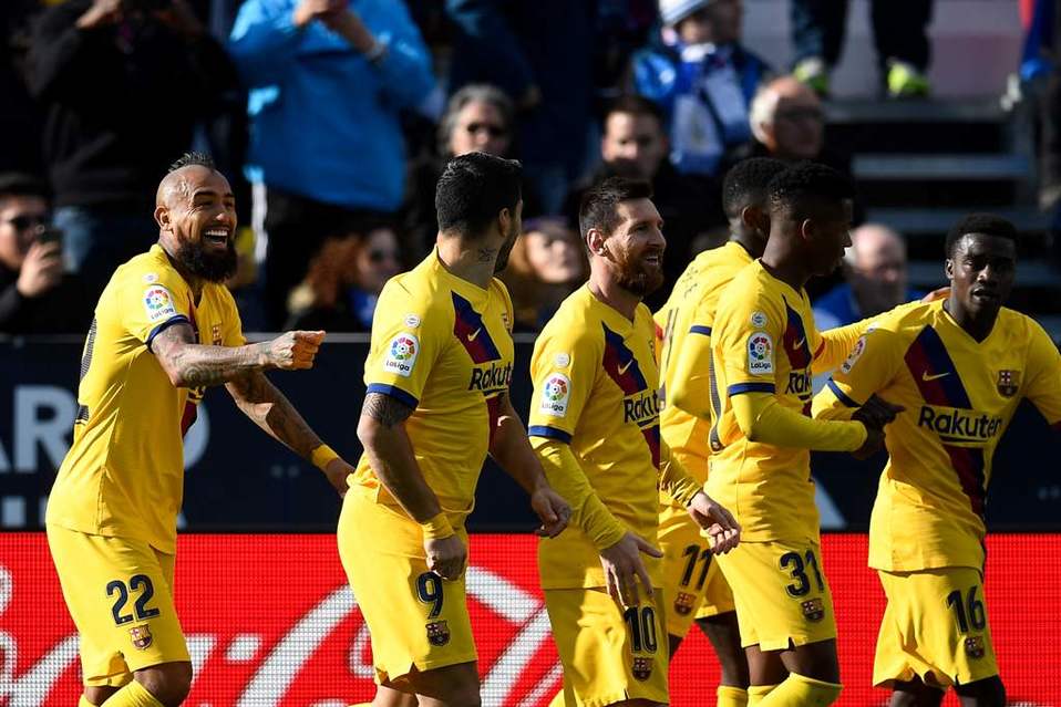 Barcelona derrotó 2-1 al Leganés (AFP)