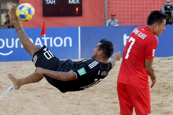 Selección mexicana cayó ante Tahití en Mundial de playa (Cortesía)