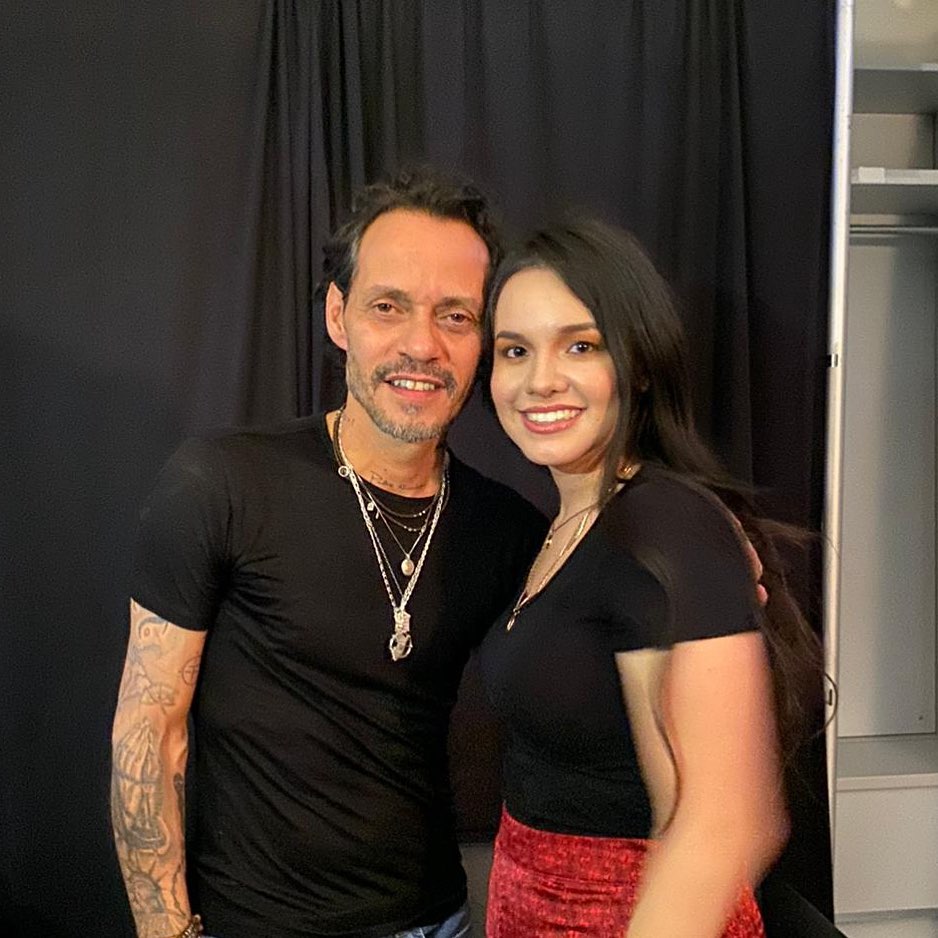 Marc Anthony y Sarita Sosa. (Instagram)
