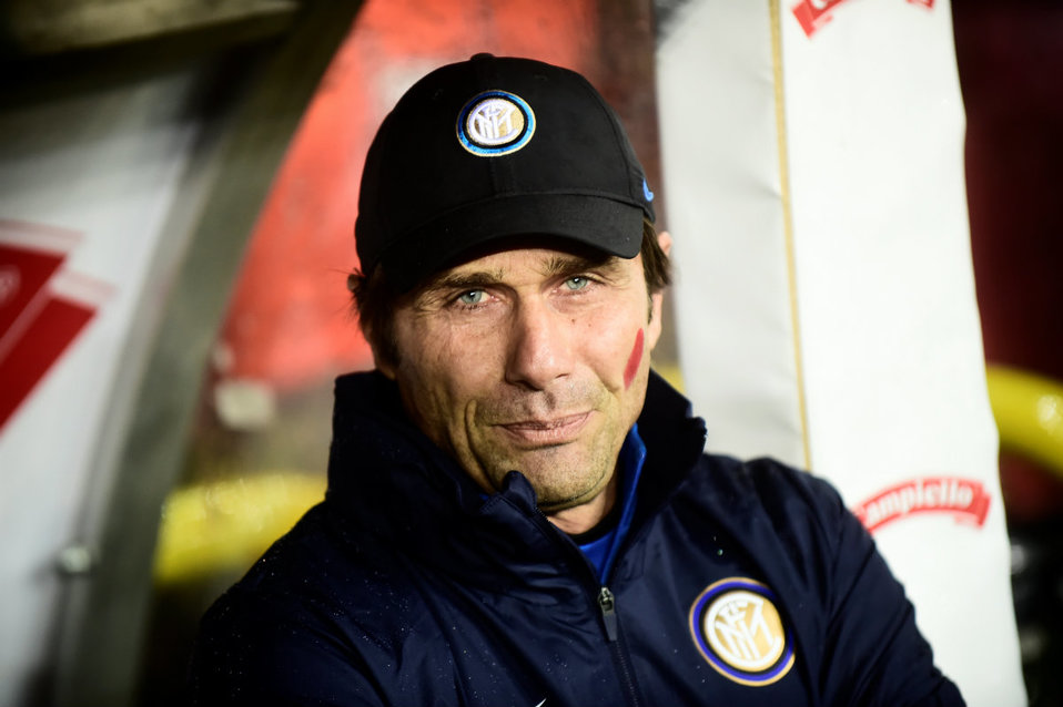 Antonio Conte, director técnico del Inter de Milán de la Serie A (Reuters)