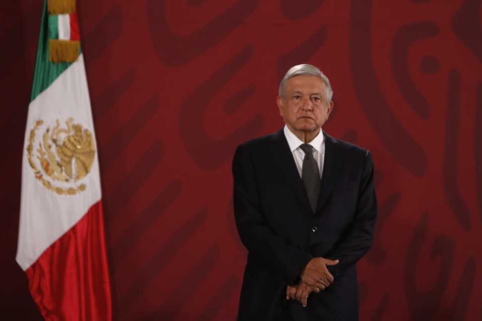 Conferencia matutina del presidente López Obrador el 25 de noviembre. (Ariana Pérez)