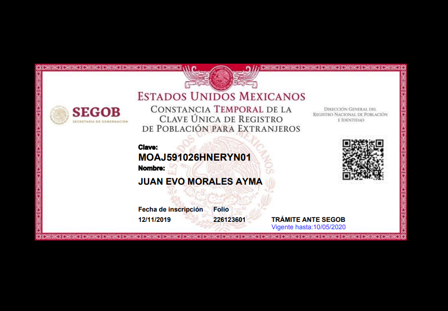 El documento tendrá que renovarse tras su caducidad en mayo de 2020.