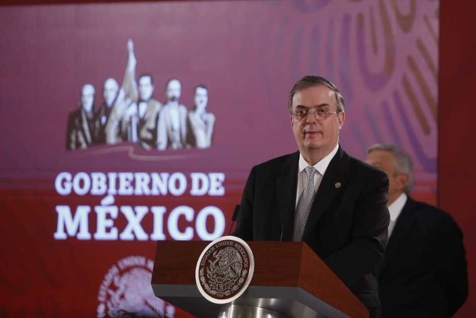 Marcelo Ebrard, secretario de Relaciones Exteriores de México. (Ariana Pérez)