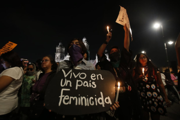 La marcha terminó en el Zócalo de la Ciudad de México. |Ariana Pérez