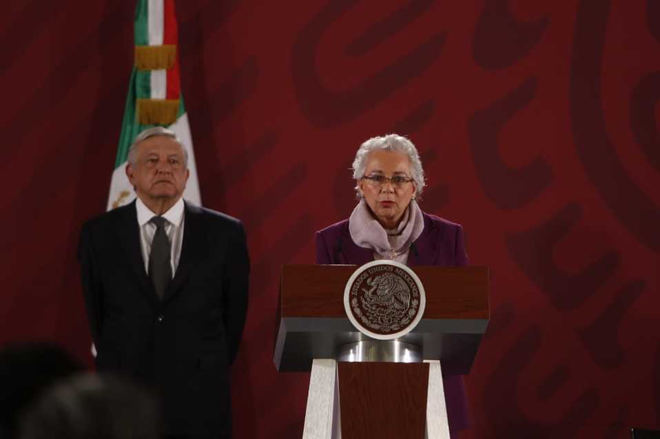 Olga Sánchez Cordero, secretaria de Gobernación. (Ariana Pérez)