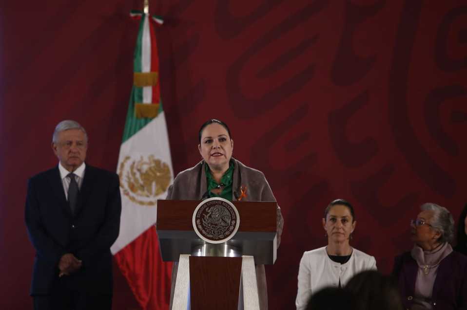 La presidenta del Senado, Mónica Fernández. (Ariana Pérez)