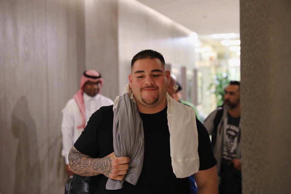 Andy Ruíz ya está en Arabia Saudita para enfrentar a Anthony Joshua (Matchroom boxing)