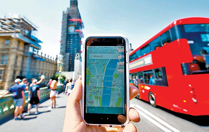 La capital británica negó la licencia a la empresa. Henry Nicholls/reuters