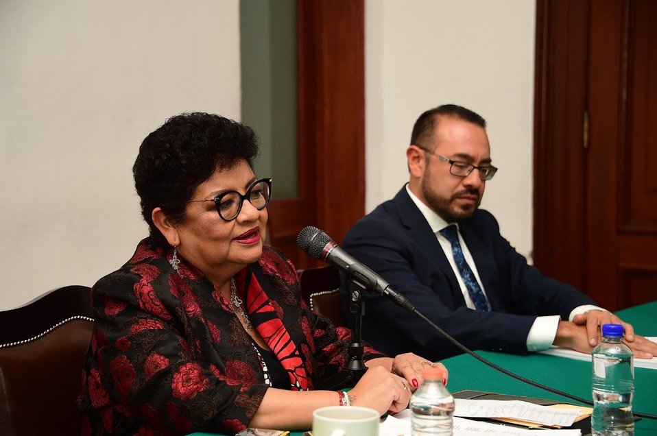Ernestina Godoy. (Tomado @Congreso_CdMex)