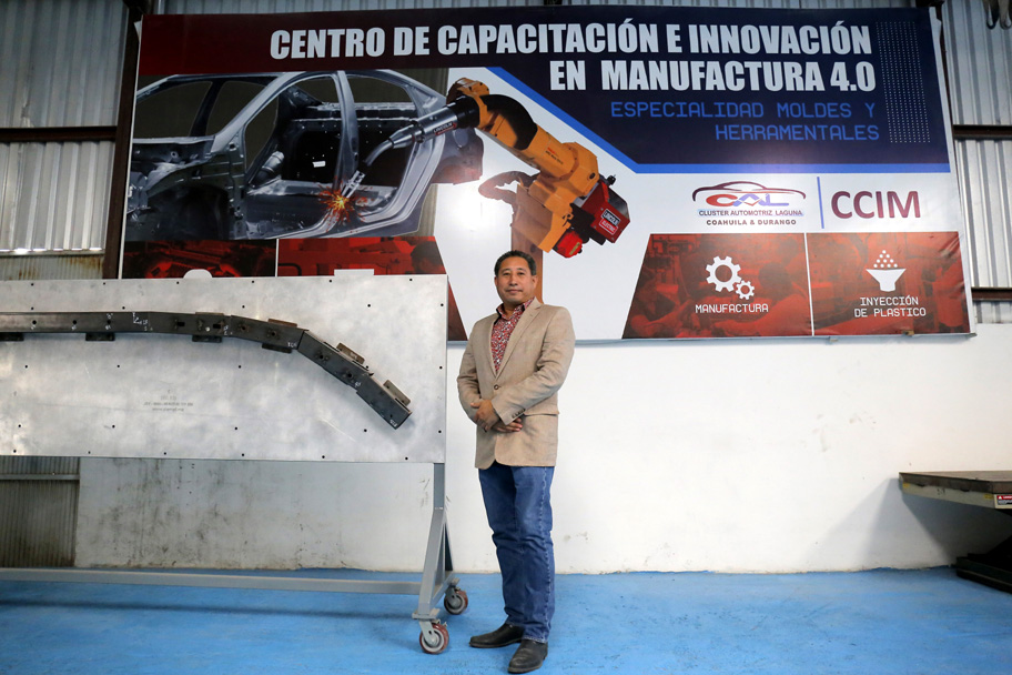 José Luis Hotema de Santiago, presidente del Clúster Automotriz Laguna. (Mauricio Román)