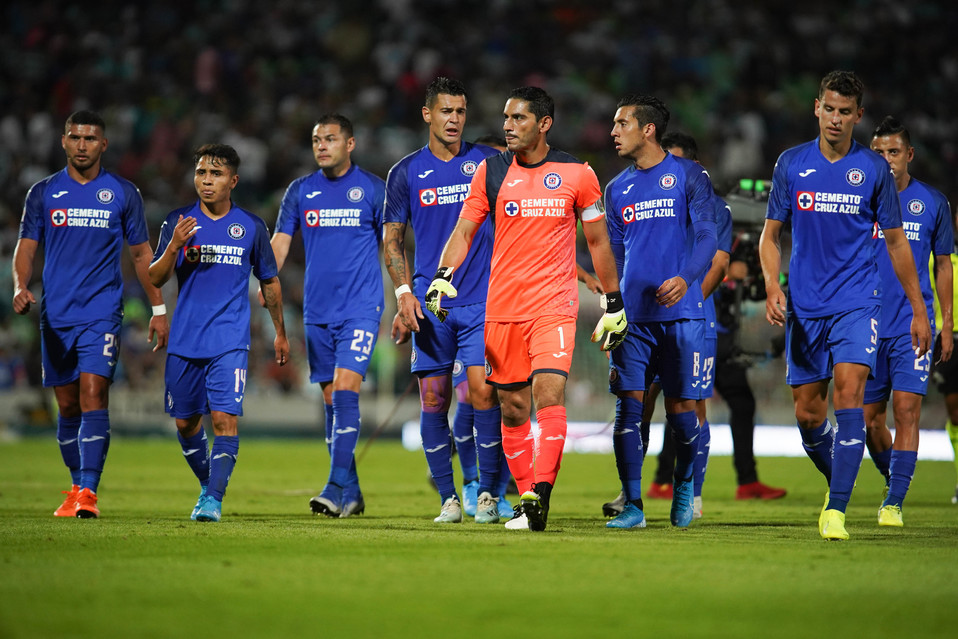 Jugadores de Cruz Azul en lamento  (Imago7)