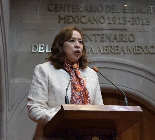 La legisladora Mercedes Colín Guadarrama. (Especial)