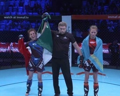 Nicole Geraldo representando a México (Instagram: FAMMEJL)