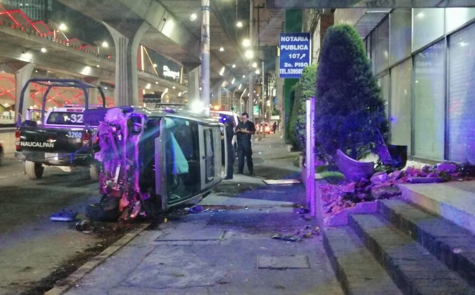 Camioneta se vuelca y deja un muerto en Naucalpan- Grupo Milenio
