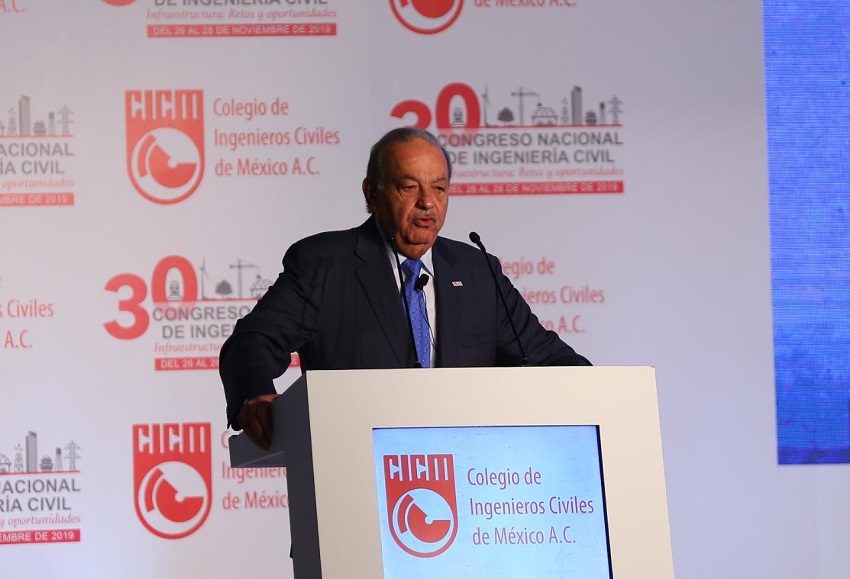Carlos Slim, presidente honorario de Grupo Carso. Foto: Héctor Tellez
