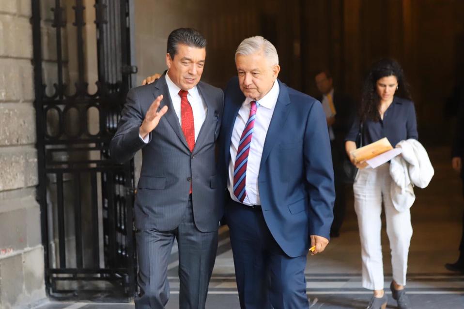 El gobernador agradeció el apoyo del Presidente.