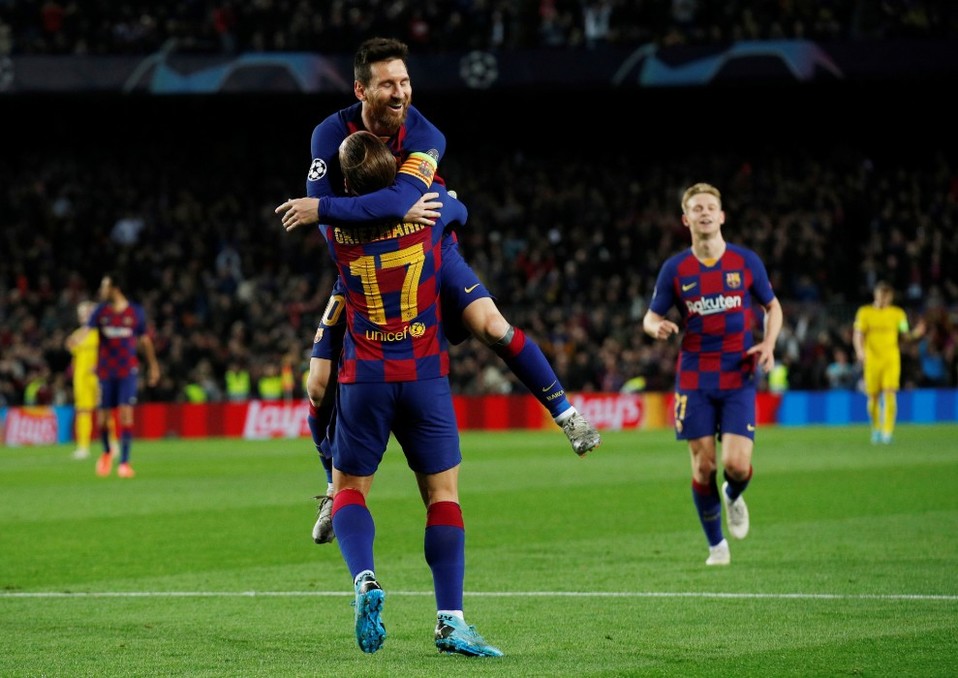 Messi marcó un gol y dos asistencias en el encuentro ante Dortmund (Reuters)