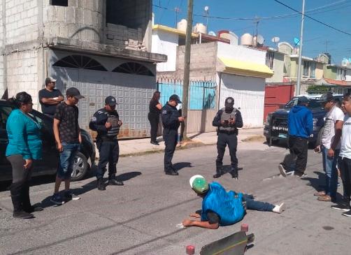 Vecinos que escucharon la detonación de arma de fuego le dieron aviso al número de emergencias y auxilio del 911. (Especial)