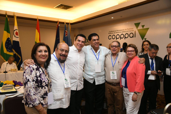 Alejandro Moreno, presidente del PRI, fue electo presidente de la Copppal.