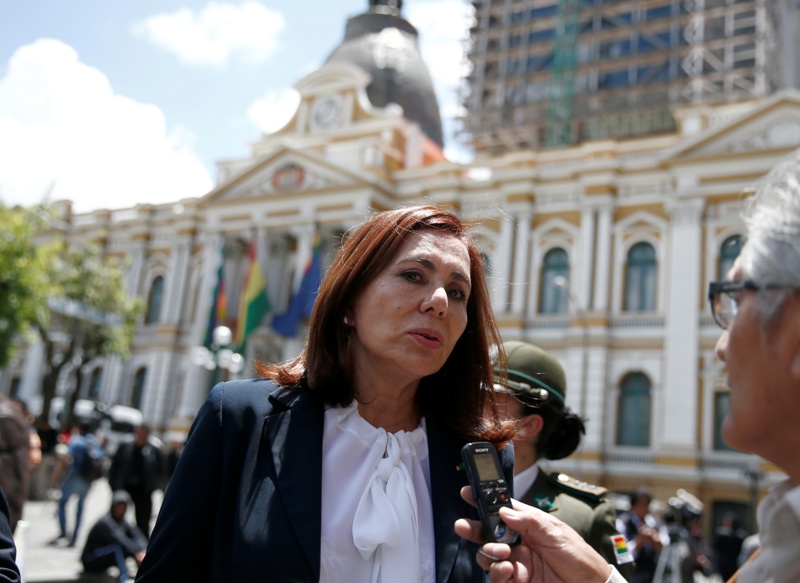 El anuncio fue realizado por la canciller boliviana, Karen Longaric. (Reuters)