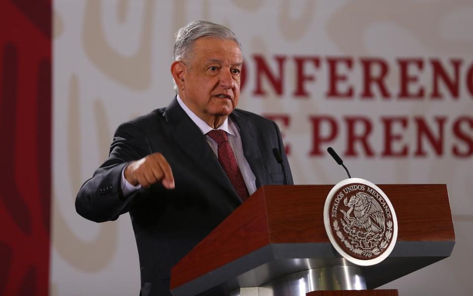Conferencia de prensa de hoy en Palacio Nacional. (Héctor Téllez)