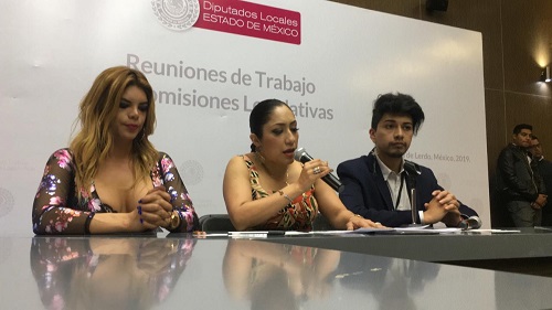 Durante la conferencia de prensa. (Monserrat Mata)