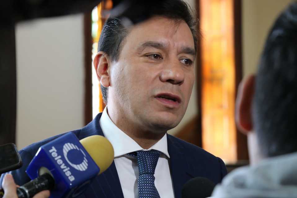 Jesús Salvador Valencia Guzmán, titular de la Unidad de Coordinación de Entidades Federativas, (Foto: Orlando Maldonado)