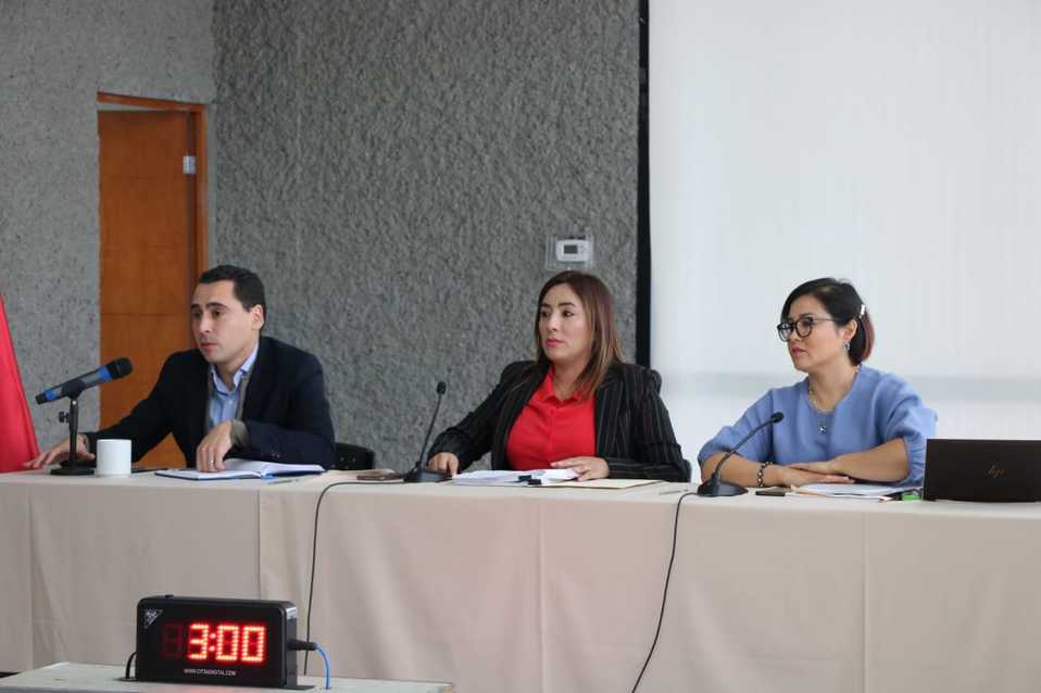 Mesa de trabajo para proceso de la nueva Ley de Movilidad. Foto: Leonel Rocha.