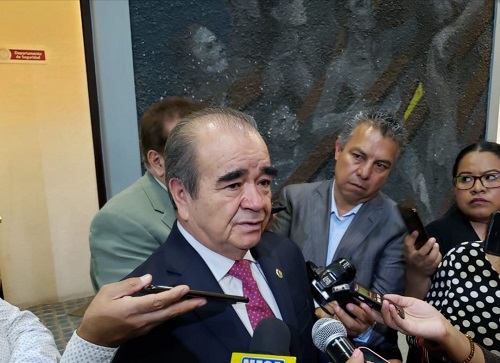 El presidente de Jucopo, Maurilio Hernández. (Claudia Hidalgo)