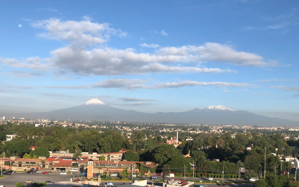 Puebla está resguardada por el Popocatépetl e Iztaccíhuatl (Rosa Emilia Porras Lara)
