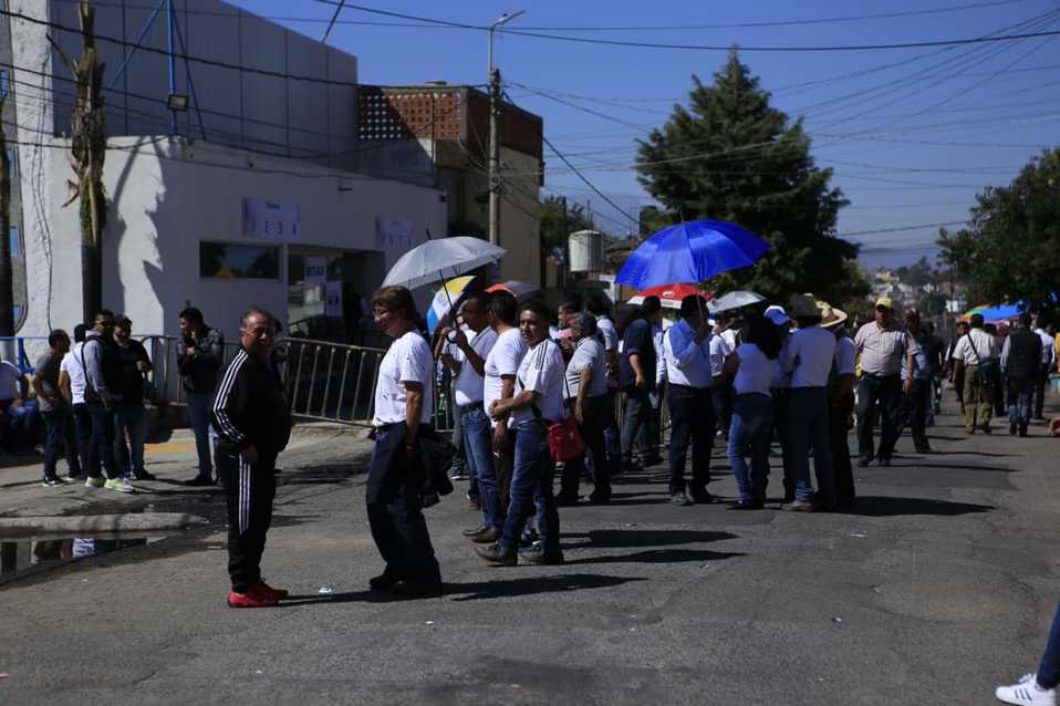 Rey David García, reconoció la madurez y el respeto de los trabajadores hacia las seis planillas contendientes durante el proceso (Andrés Lobato)