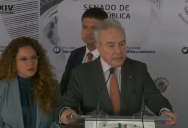 El senador Héctor Vasconcelos expresó su rechazo a "cualquier forma de intervención extranjera".
