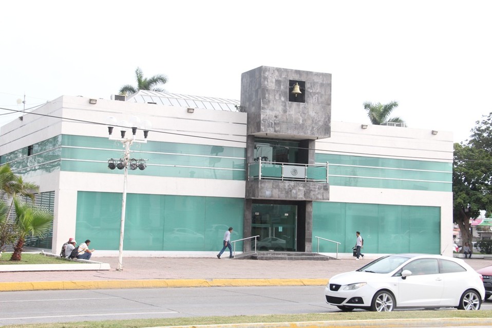 Ayuntamiento de Ciudad Madero. (Yazmín Sánchez)