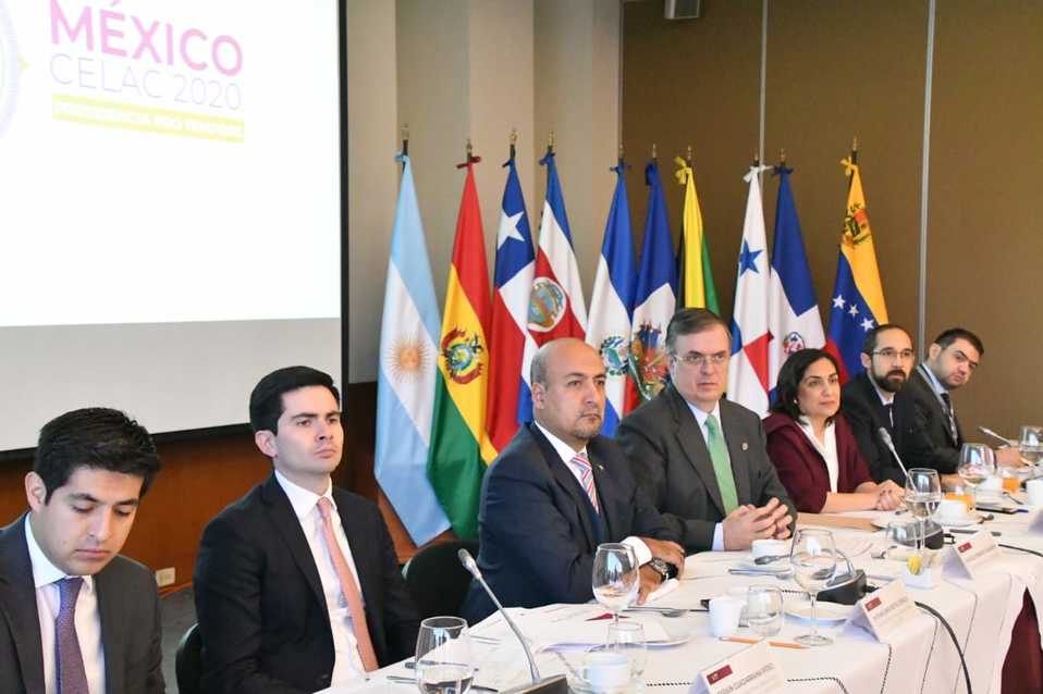 El canciller Marcelo Ebrard compartió las propuestas del plan de trabajo para la Presidencia Pro Témpore de la CELAC.
