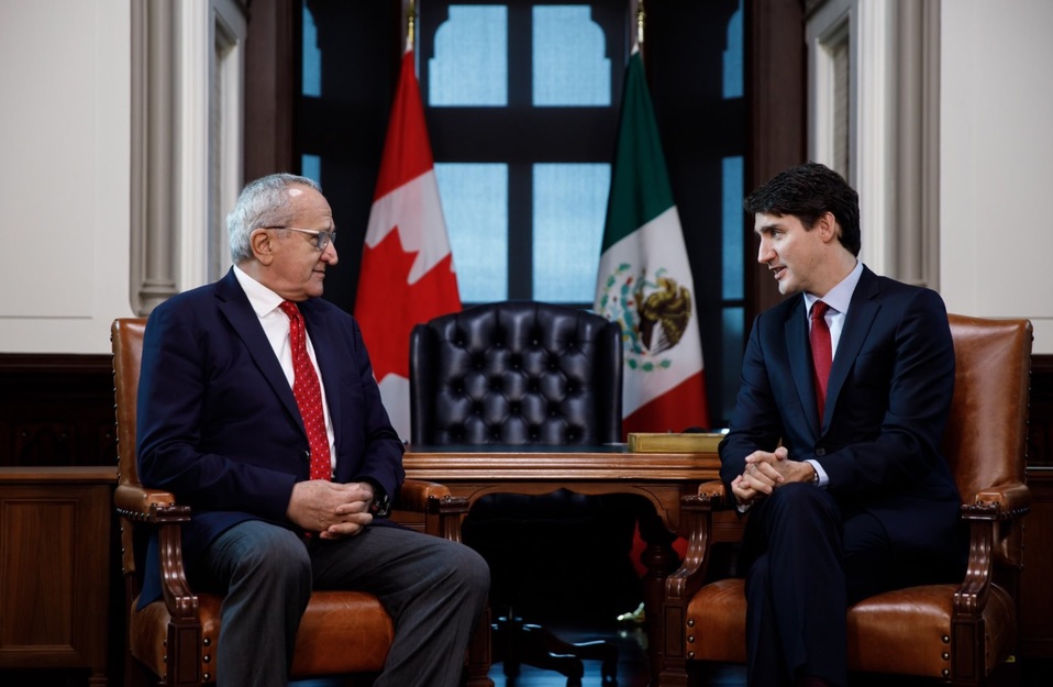 Justin Trudeau y Jesús Seade se reunieron hoy en Canadá (@JustinTrudeau)