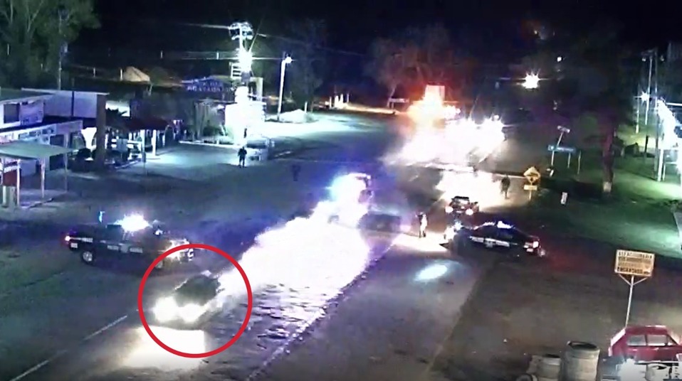 Robo del vehículo taxi. (Cortesía)
