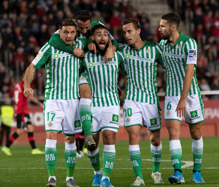 Betis logró la victoria en la Palma de Mallorca (EFE)