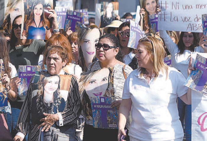 Se manifestaron por las calles de San Pedro. Jorge López