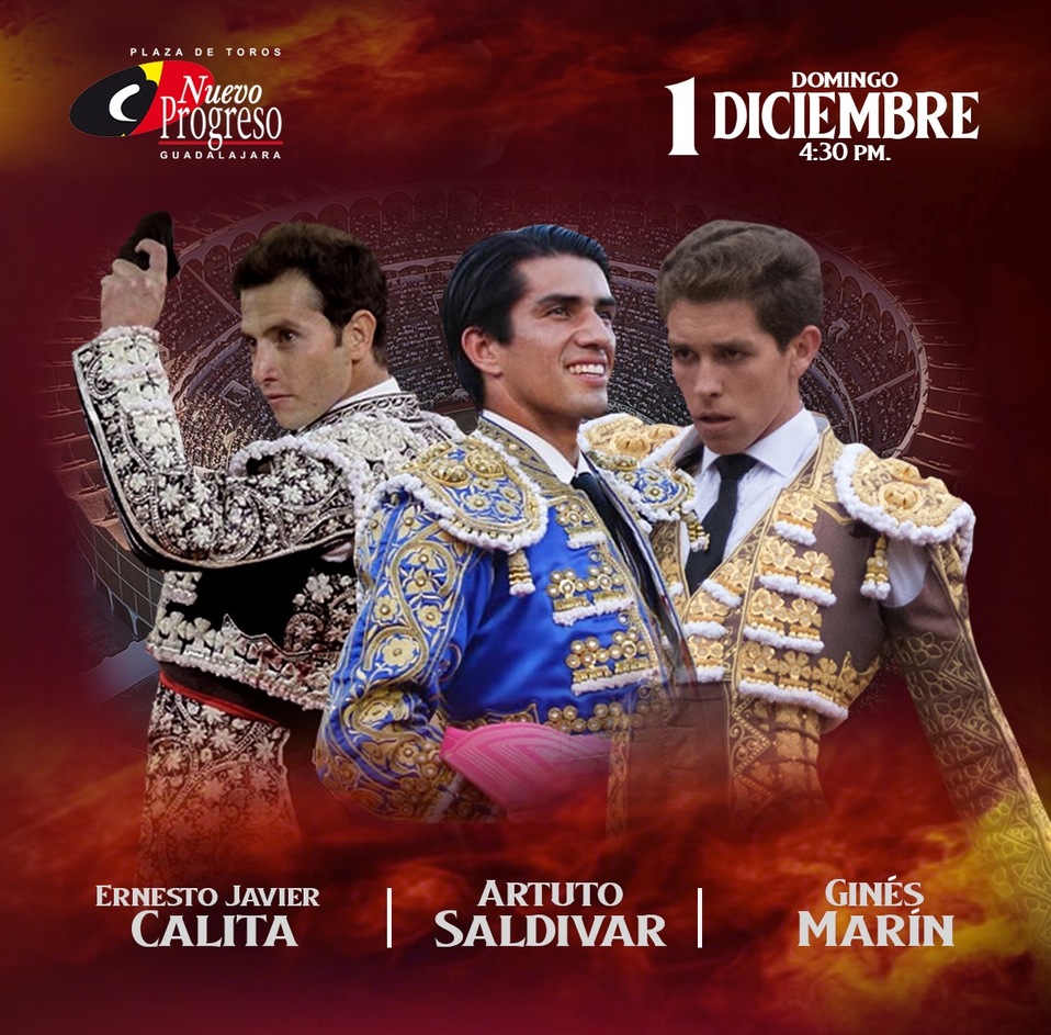 Corrida del 1 de diciembre en plaza Nuevo Progreso (Facebook Plaza de Toros Nuevo Progreso).