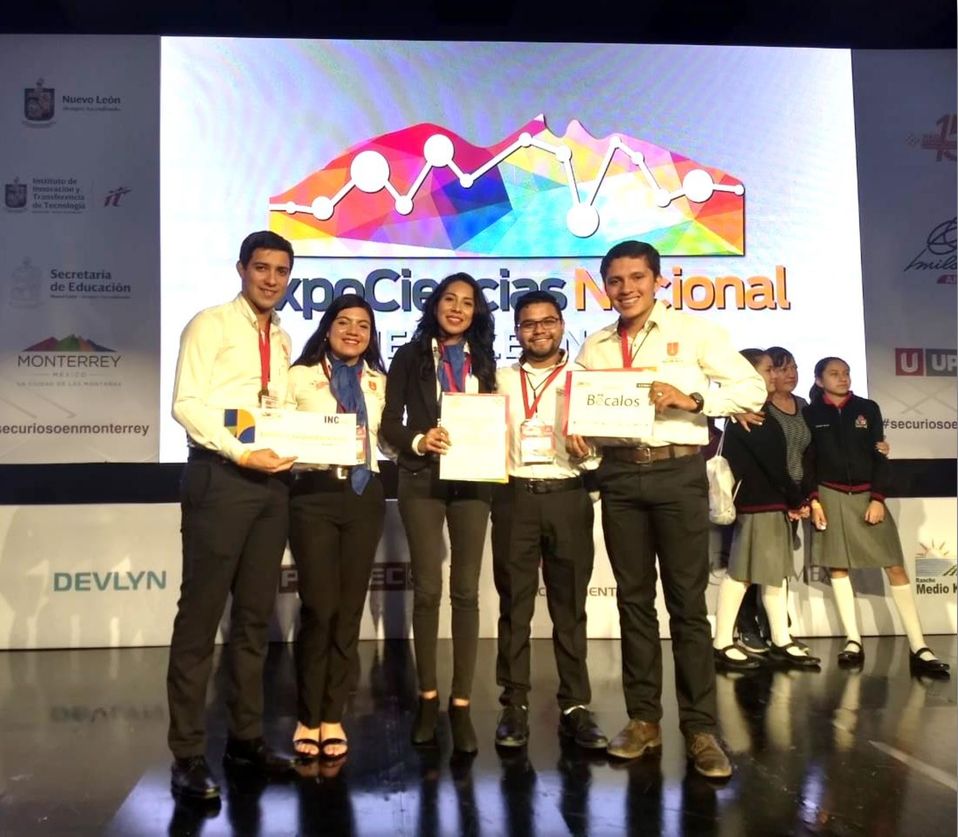 Estudiantes que representó a Tamaulipas. (Especial)