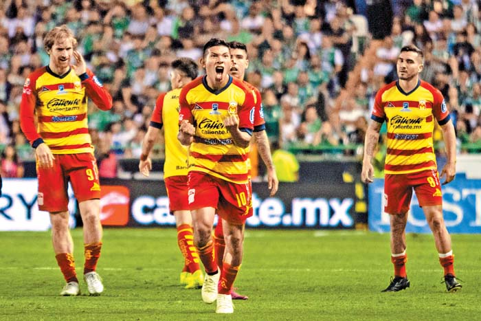 Los jugadores del Morelia celebran. Mexsport