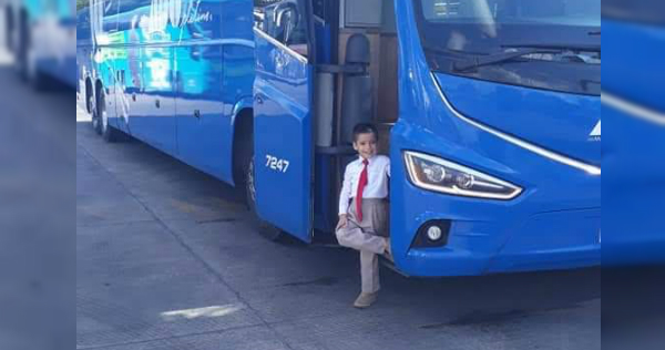 Matías festejará su cumpleaños caracterizado de chófer. Foto: (Lucero Reyes)