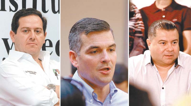 Pedro Pablo Treviño, Mauro Guerra y Ramiro González calificaron la gestión del primer mandatario. Leonel Rocha y Archivo