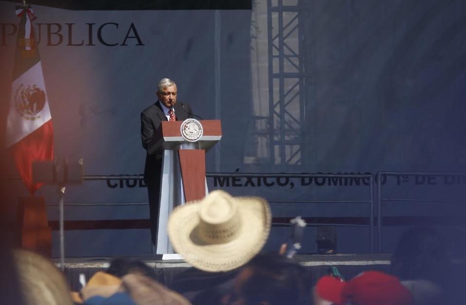 El Presidente dijo que buscará erradicar toda la corrupción. (Araceli López)