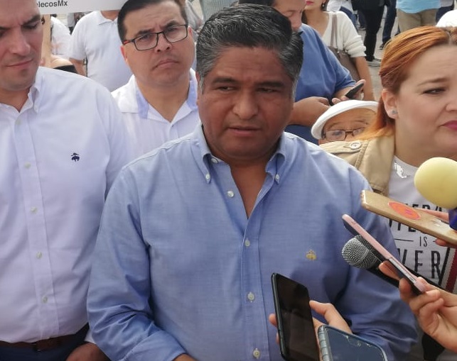 Víctor Fuentes, senador del PAN por Nuevo León. Foto: Eduardo Mendieta.