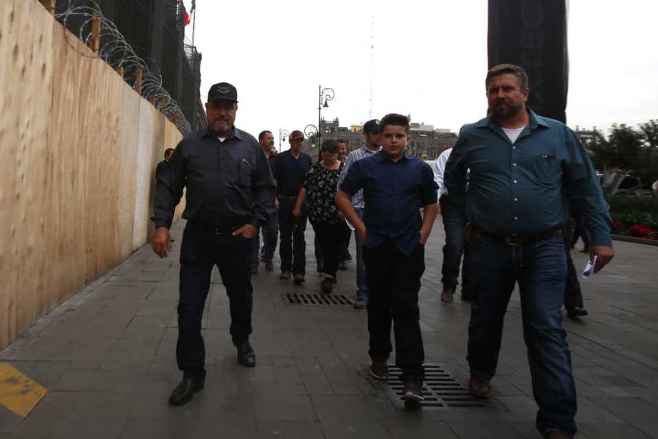 Adrián LeBarón dijo que hay avances en la investigación. (Ariana Pérez)