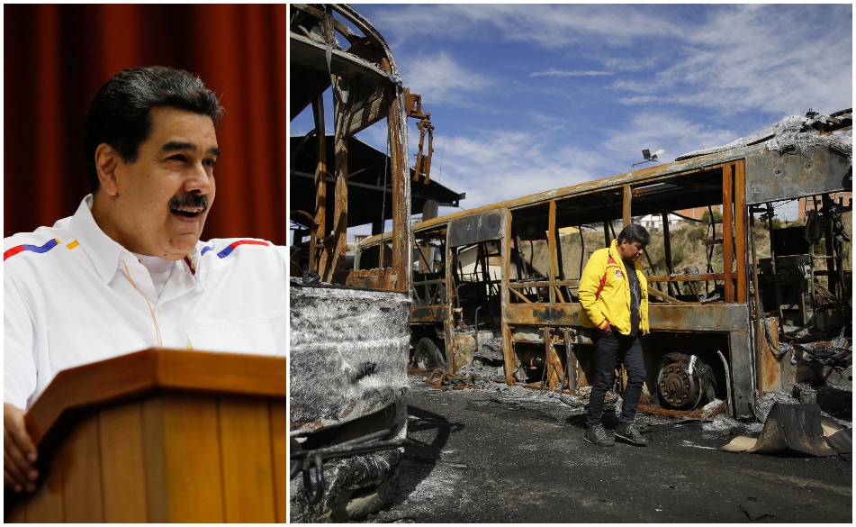 Autoridades colombianas estuvieron denunciando que grupos afines a Nicolás maduro financiaron las protestas contra el gobierno de Iván Duque. (Reuters