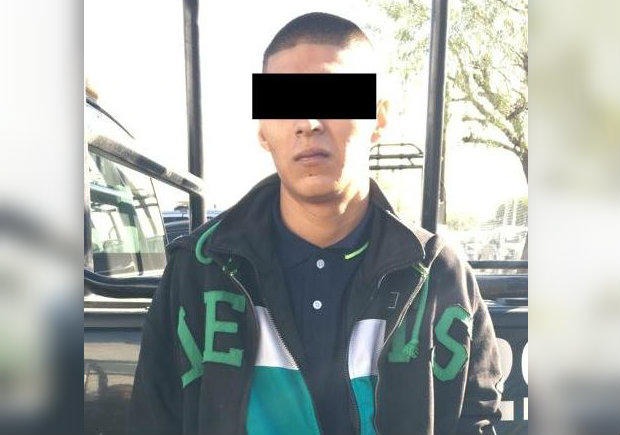 El detenido fue identificado como Edgar "N", de 20 años de edad. (Foto: Especial)