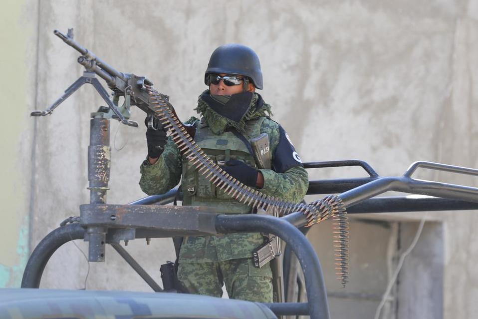 Los elementos de la Guardia Nacional se mantendrán en Villa Unión. (Jorge Carballo)
